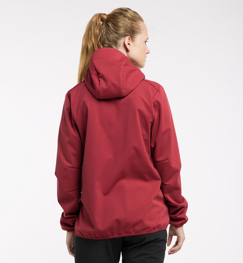 Haglöfs Womens Multi Flex Softshell Jacket Red New Zealand 23486ECLM